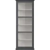 Lindebjerg Design Vitrineskab Classic V1, antracit fra> Vitrineskabe