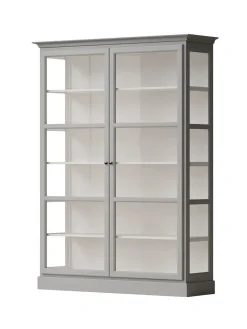Lindebjerg Design Vitrineskab Classic V2, antracit fra><noscript><img width=