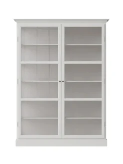 Lindebjerg Design Vitrineskab Classic V2, hvid fra> Vitrineskabe