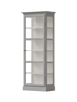 Lindebjerg Design Vitrineskab Classic V1, lys grå fra><noscript><img width=