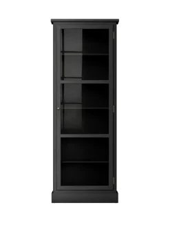 Lindebjerg Design Vitrineskab N1, dark oak fra> Vitrineskabe
