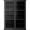 Lindebjerg Design Vitrineskab N2, dark oak fra> Vitrineskabe