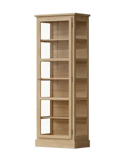 Lindebjerg Design Vitrineskab N1, light oak fra><noscript><img width=