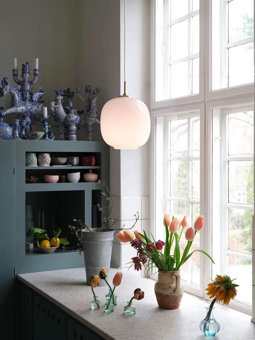 Louis Poulsen VL45 Radiohus Pale Rose Pendel 250 fra> Spots|Pendler