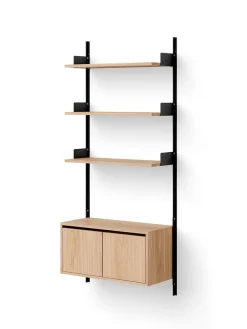 New Works Wall Shelf Cabinet Low w. Doors fra><noscript><img width=