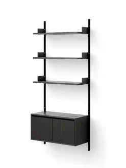 New Works Wall Shelf Cabinet Low w. Doors fra><noscript><img width=