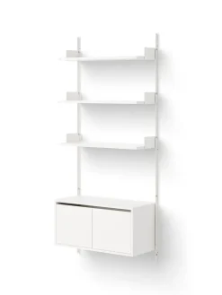 New Works Wall Shelf Cabinet Low w. Doors fra><noscript><img width=