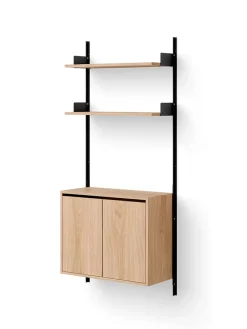 New Works Wall Shelf Cabinet Tall w. Doors fra> Skænke