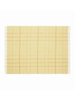 Silkeborg Uldspinderi Warp & Weft Plaid, coral/amber fra><noscript><img width=
