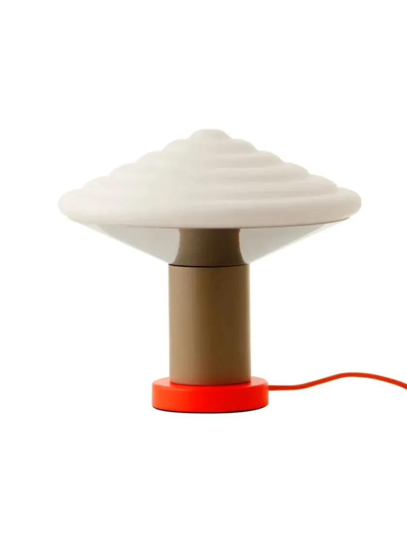 LEO Objects Whipped Table Lamp, luminous orange fra> Spots