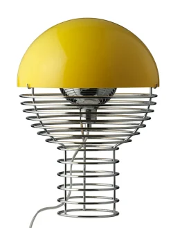 Verpan Wire Bordlampe Ø30, rød af Verner Panton><noscript><img width=