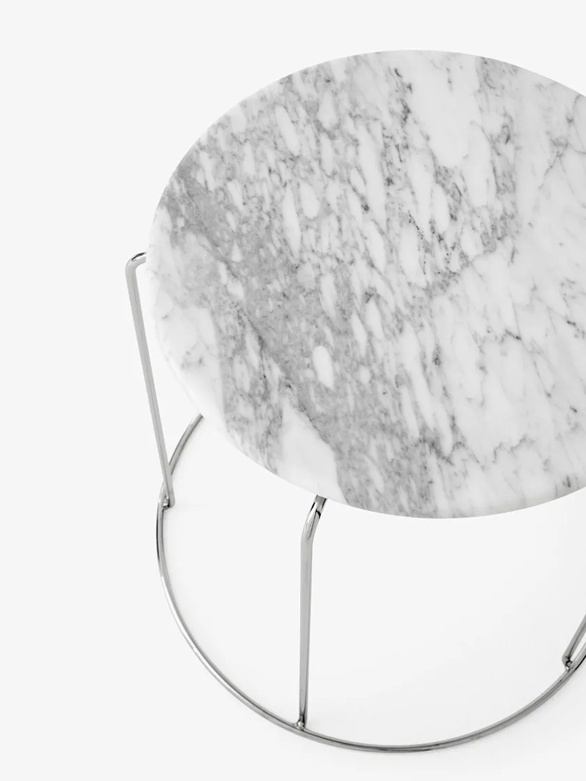 &Tradition Wire Stool Marble Top fra> Tilbehør Til Stole