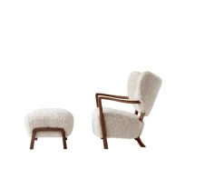 &Tradition Wulff lænestol inkl. skammel - Karandash 005 lounge sæt fra><noscript><img width=