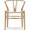 Carl Hansen & Søn Y-stol CH24, Bøg lak af Hans J. Wegner> Spisebordsstole