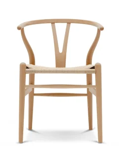 Carl Hansen & Søn Y-stol CH24, Bøg lak af Hans J. Wegner> Spisebordsstole