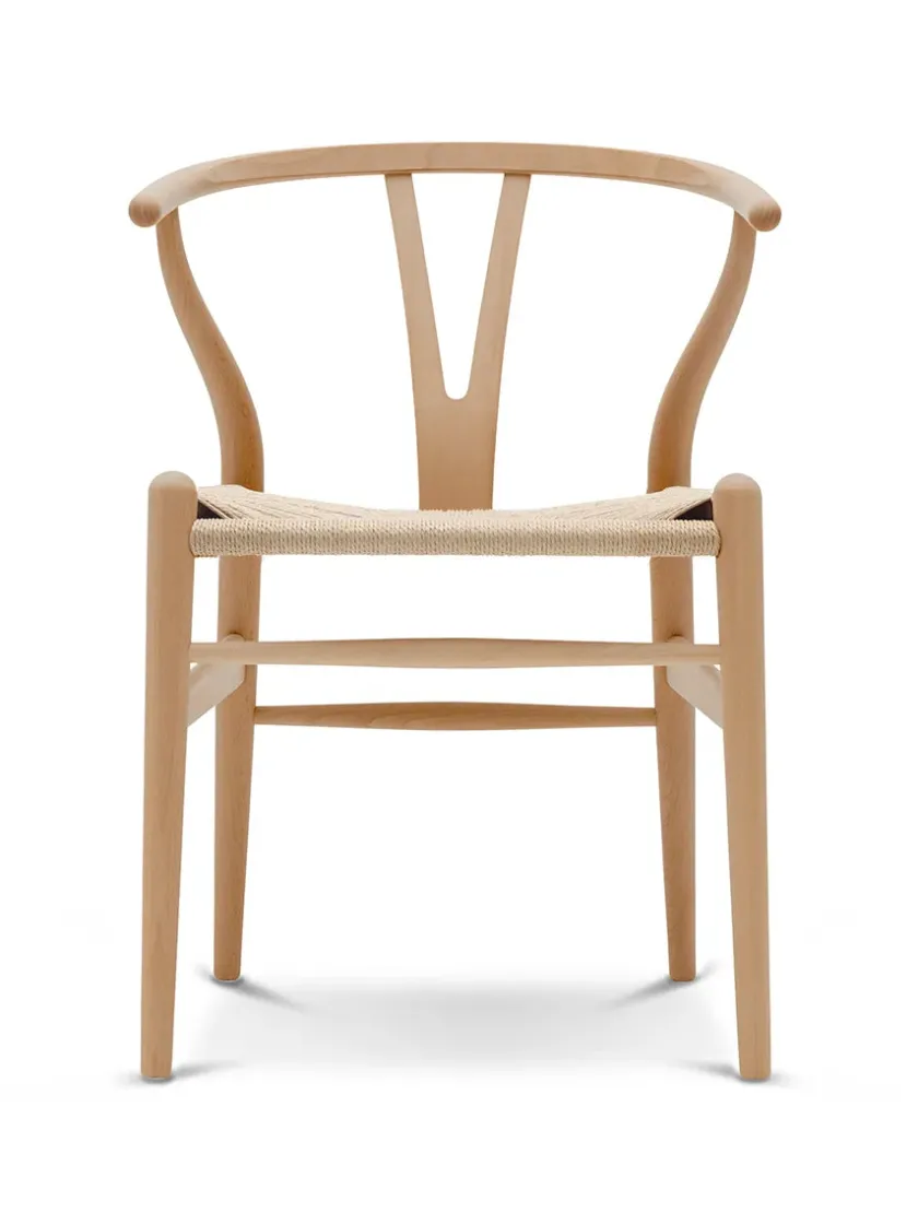 Carl Hansen & Søn Y-stol CH24, Bøg lak af Hans J. Wegner> Spisebordsstole