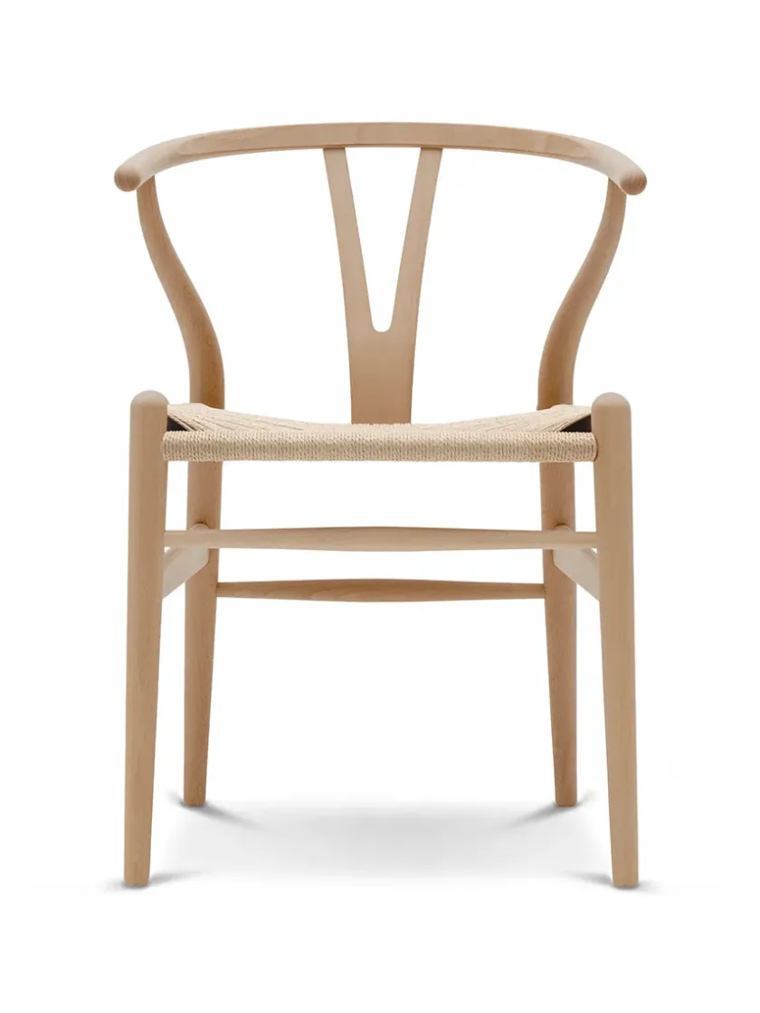 Carl Hansen & Søn Y-stol CH24, Bøg lak af Hans J. Wegner> Spisebordsstole