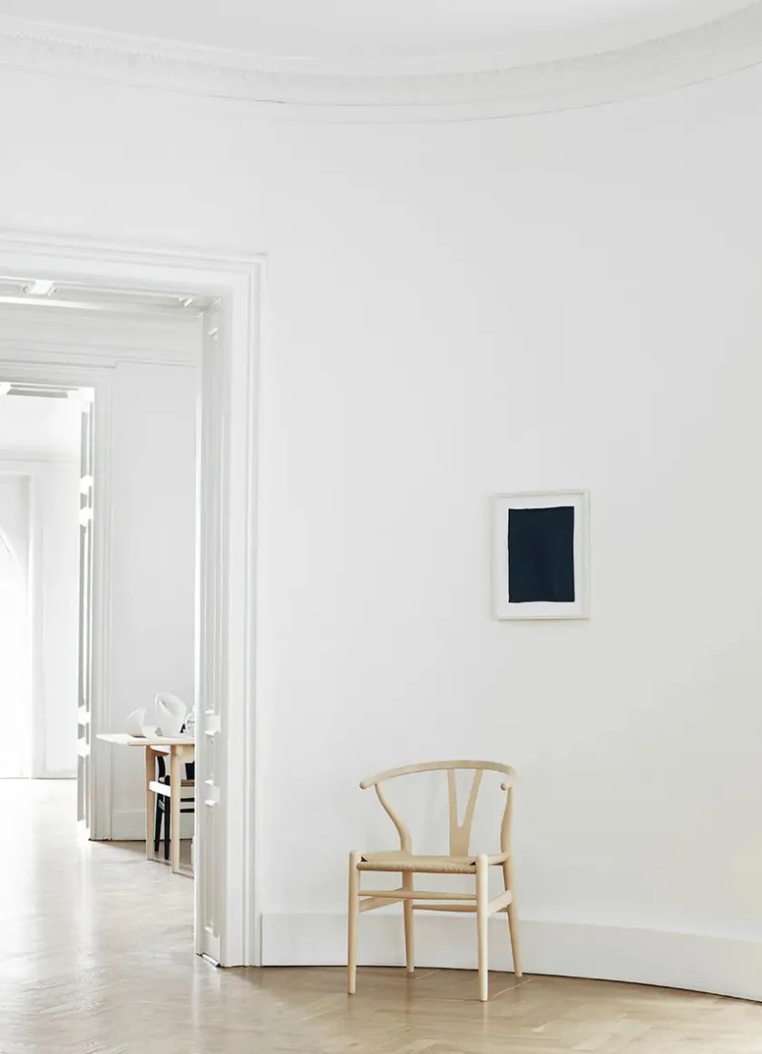 Carl Hansen & Søn Y-stol CH24, Bøg lak af Hans J. Wegner> Spisebordsstole