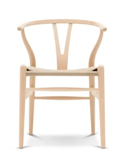 Carl Hansen & Søn Y-stol CH24, Bøg sæbe af Hans J. Wegner> Spisebordsstole