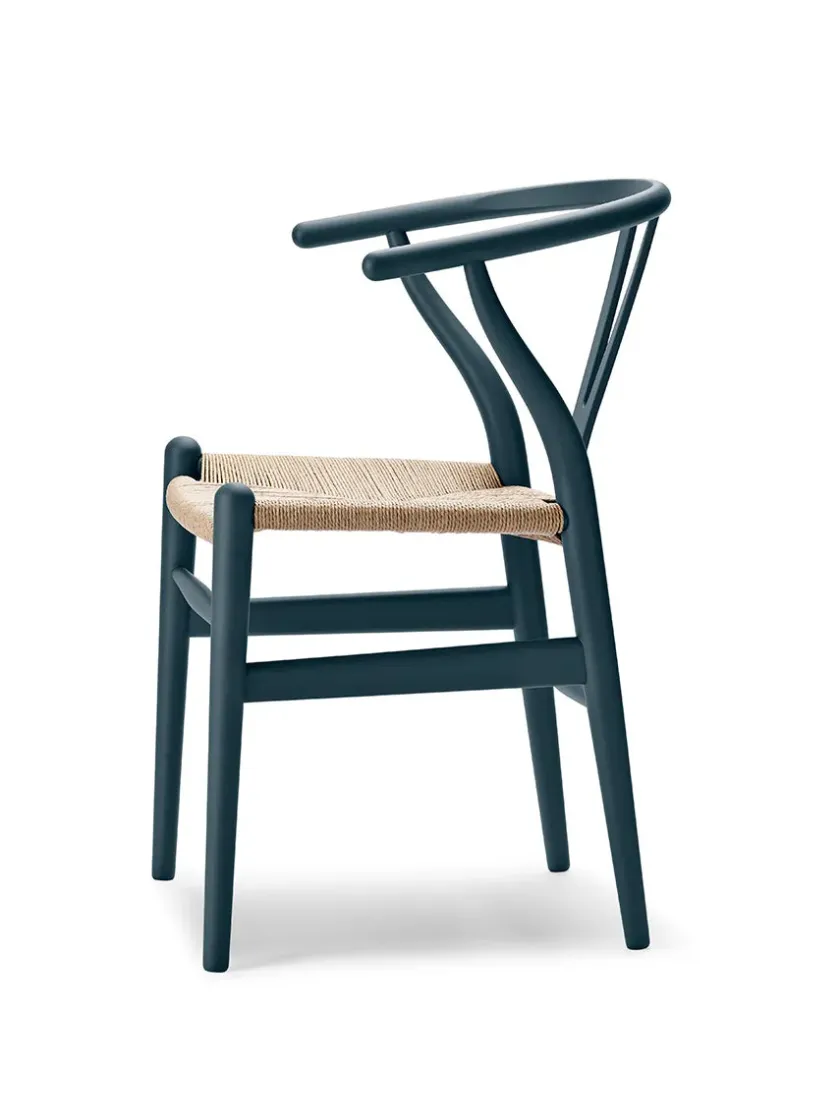 Carl Hansen & Søn Y-stol CH24 Soft Black af Hans J. Wegner> Spisebordsstole