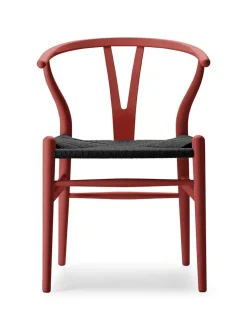 Carl Hansen & Søn Y-stol CH24 Soft Black med sort flet af Hans J. Wegner><noscript><img width=