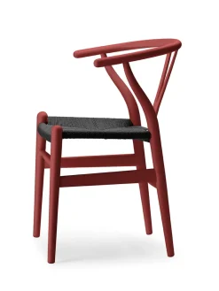 Carl Hansen & Søn Y-stol CH24 Soft Black med sort flet af Hans J. Wegner><noscript><img width=