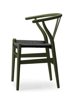 Carl Hansen & Søn Y-stol CH24 Soft Black med sort flet af Hans J. Wegner><noscript><img width=