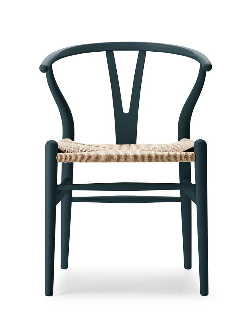 Carl Hansen & Søn Y-stol CH24 Soft Blue af Hans J. Wegner> Spisebordsstole
