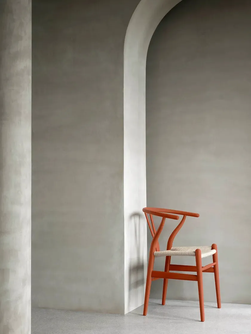 Carl Hansen & Søn Y-stol CH24 Soft Blue af Hans J. Wegner> Spisebordsstole
