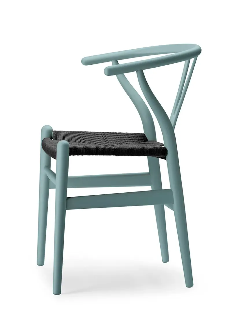 Carl Hansen & Søn Y-stol CH24 Soft Falu med sort flet af Hans J. Wegner> Spisebordsstole