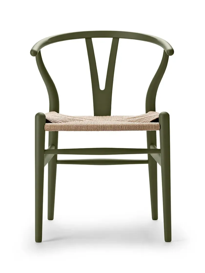 Carl Hansen & Søn Y-stol CH24 Soft Green af Hans J. Wegner> Spisebordsstole