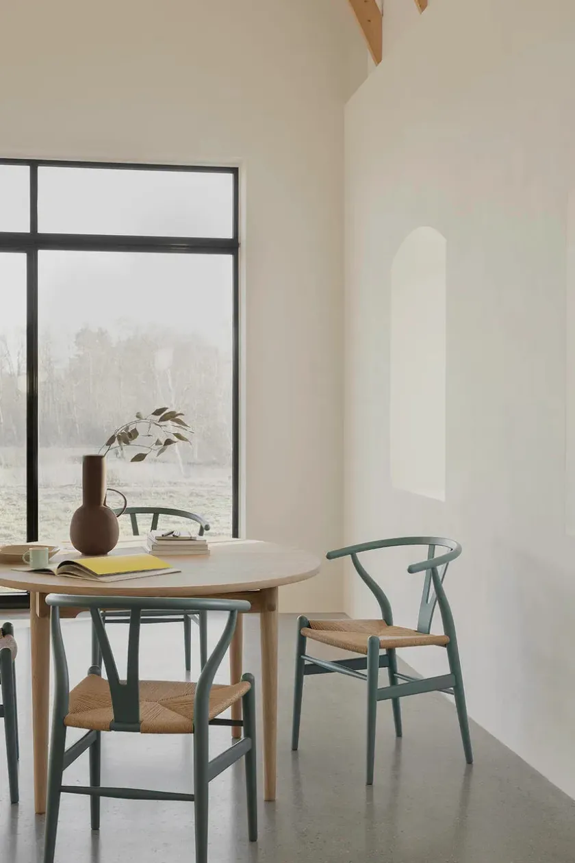 Carl Hansen & Søn Y-stol CH24 Soft Green af Hans J. Wegner> Spisebordsstole