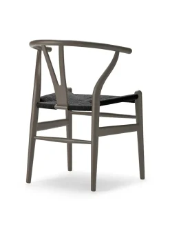 Carl Hansen & Søn Y-stol CH24 Soft Hollyhock med sort flet af Hans J. Wegner><noscript><img width=