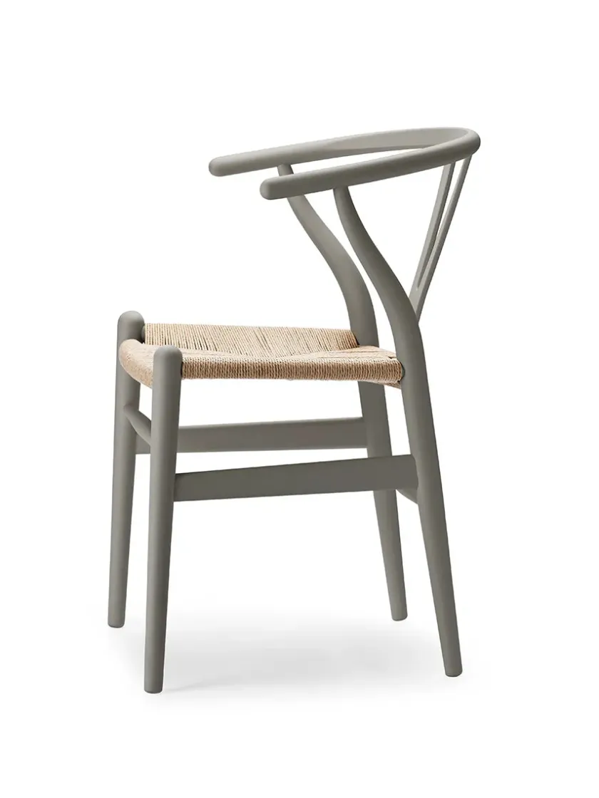 Carl Hansen & Søn Y-stol CH24 Soft Olive Green af Hans J. Wegner> Spisebordsstole