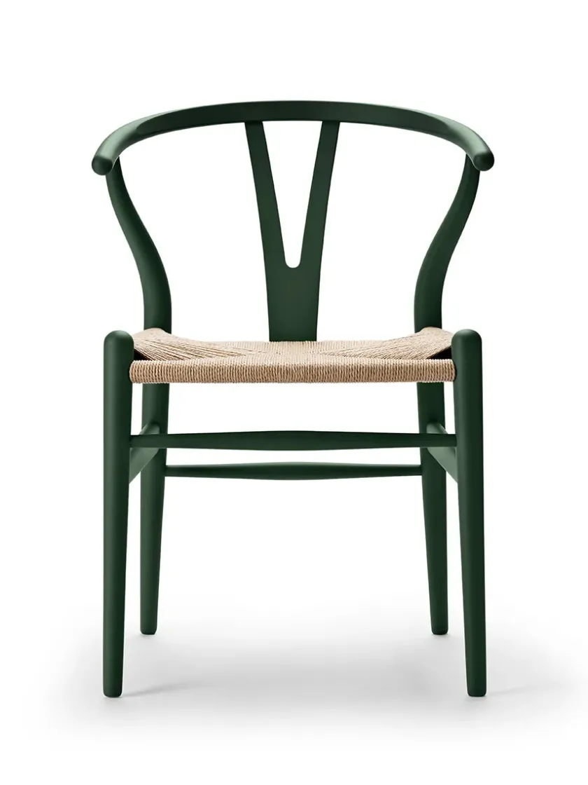 Carl Hansen & Søn Y-stol CH24 Soft Olive Green af Hans J. Wegner> Spisebordsstole