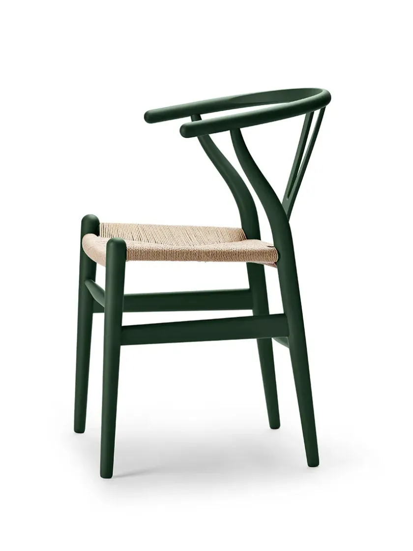 Carl Hansen & Søn Y-stol CH24 Soft Olive Green af Hans J. Wegner> Spisebordsstole