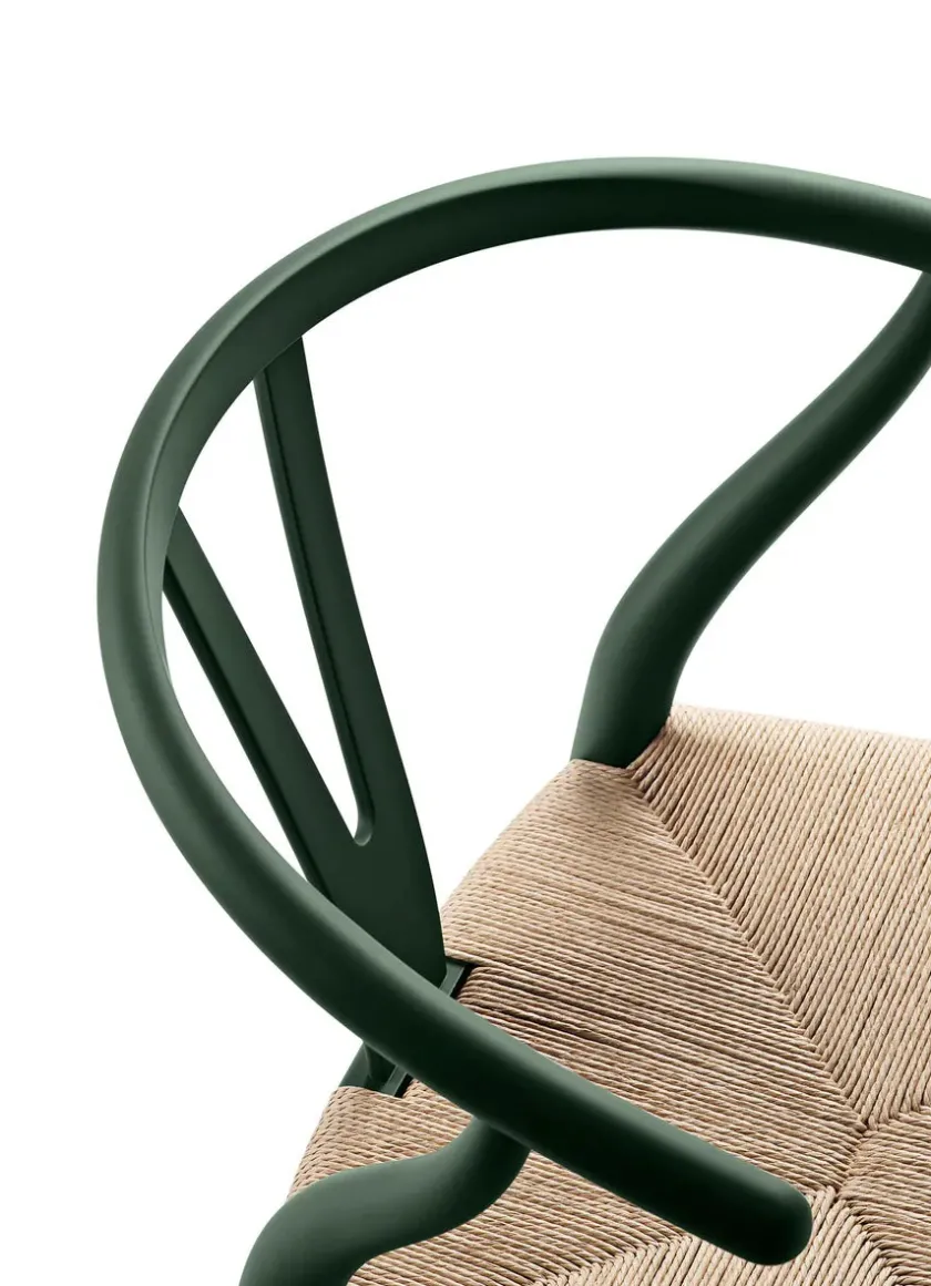 Carl Hansen & Søn Y-stol CH24 Soft Olive Green af Hans J. Wegner> Spisebordsstole
