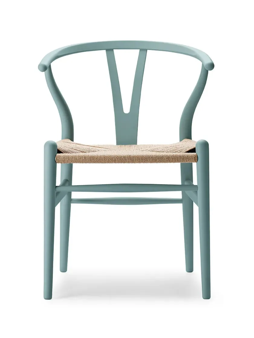 Carl Hansen & Søn Y-stol CH24 Soft Olive Green af Hans J. Wegner> Spisebordsstole