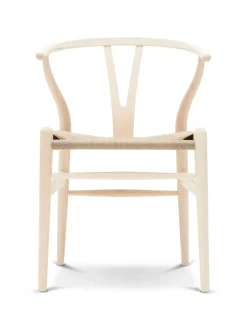 Carl Hansen & Søn Y-stol CH24, sort ask af Hans J. Wegner> Spisebordsstole