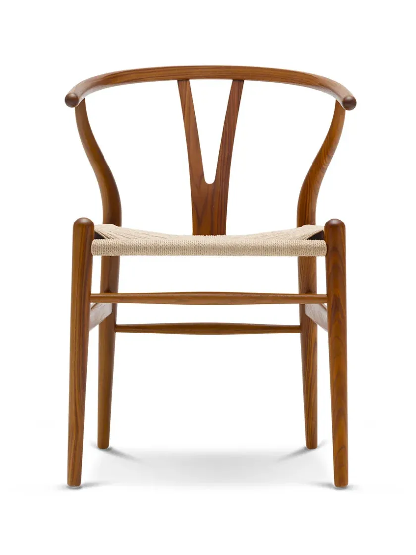 Carl Hansen & Søn Y-stol CH24, Valnød lak af Hans J. Wegner> Spisebordsstole